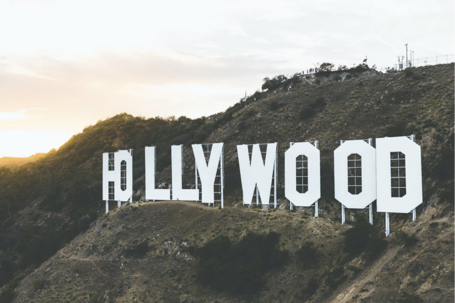 Hollywood sign on hill